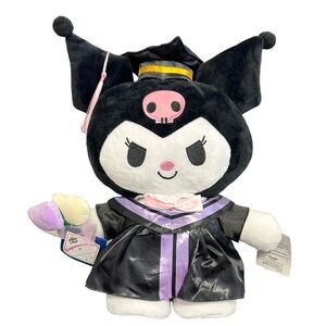 Kuromi Graduation Plush stuffed animal Cap Gown NEW